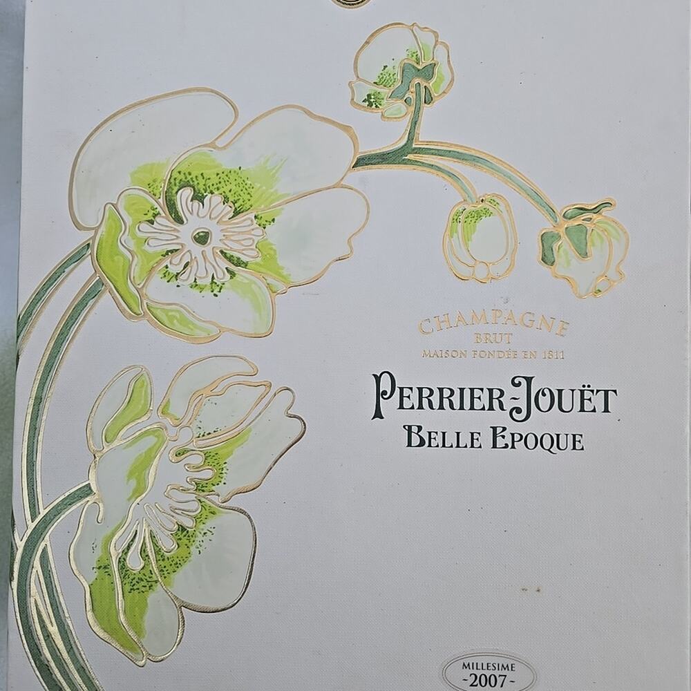 PERRIER JOUET CHAMPAGNE. BELLE Epoque. Champagne Flutes. No Bottle - Picture 2 of 5